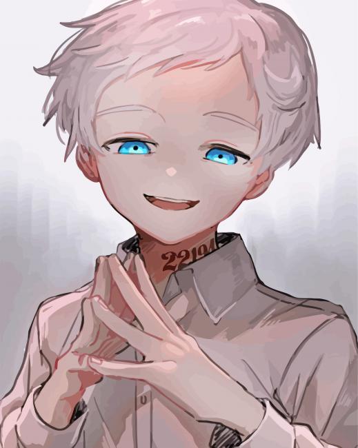 Norman The Promised Neverland Anime - Paint By Number - Paint by numbers  for adult